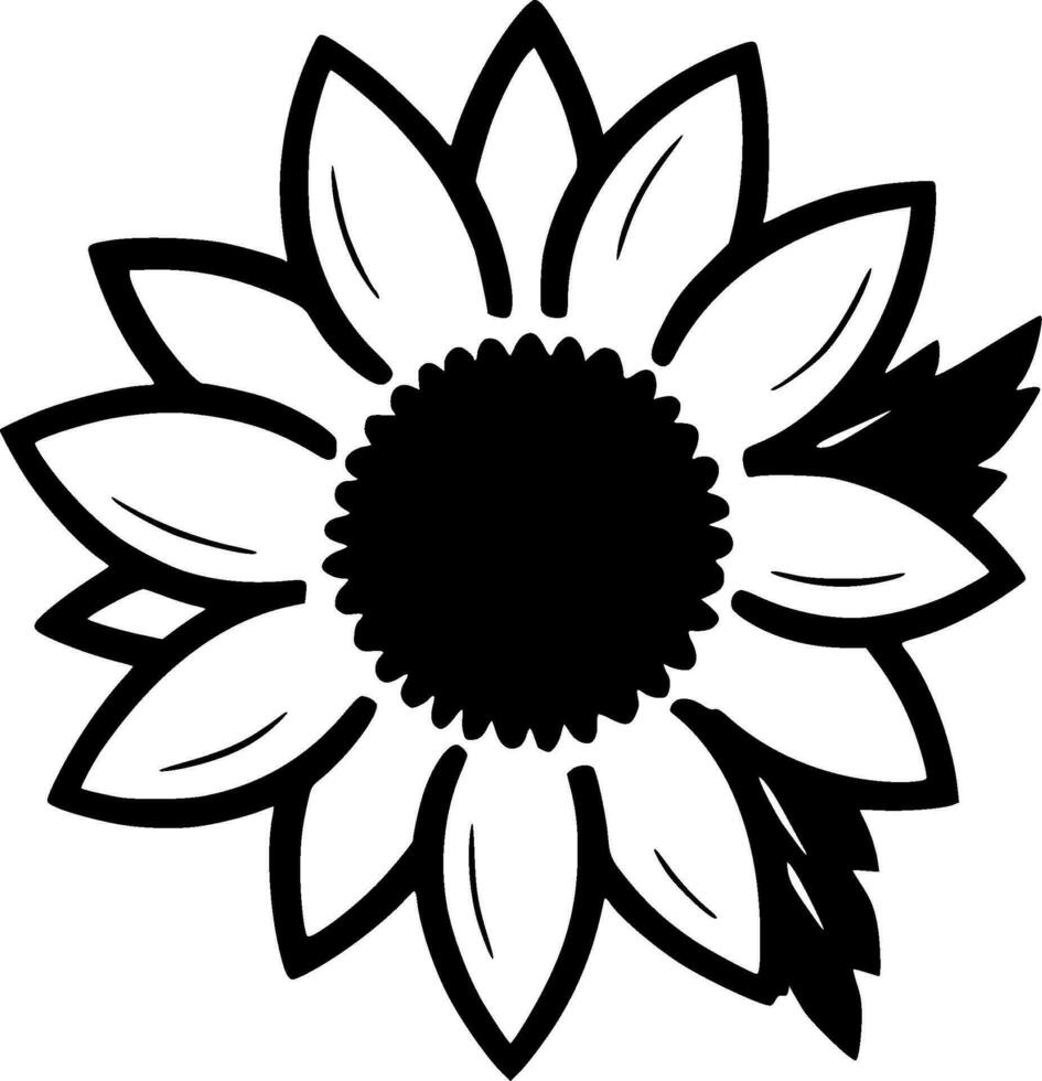 Flower - High Quality Vector Logo - Vector illustration ideal for T-shirt graphic