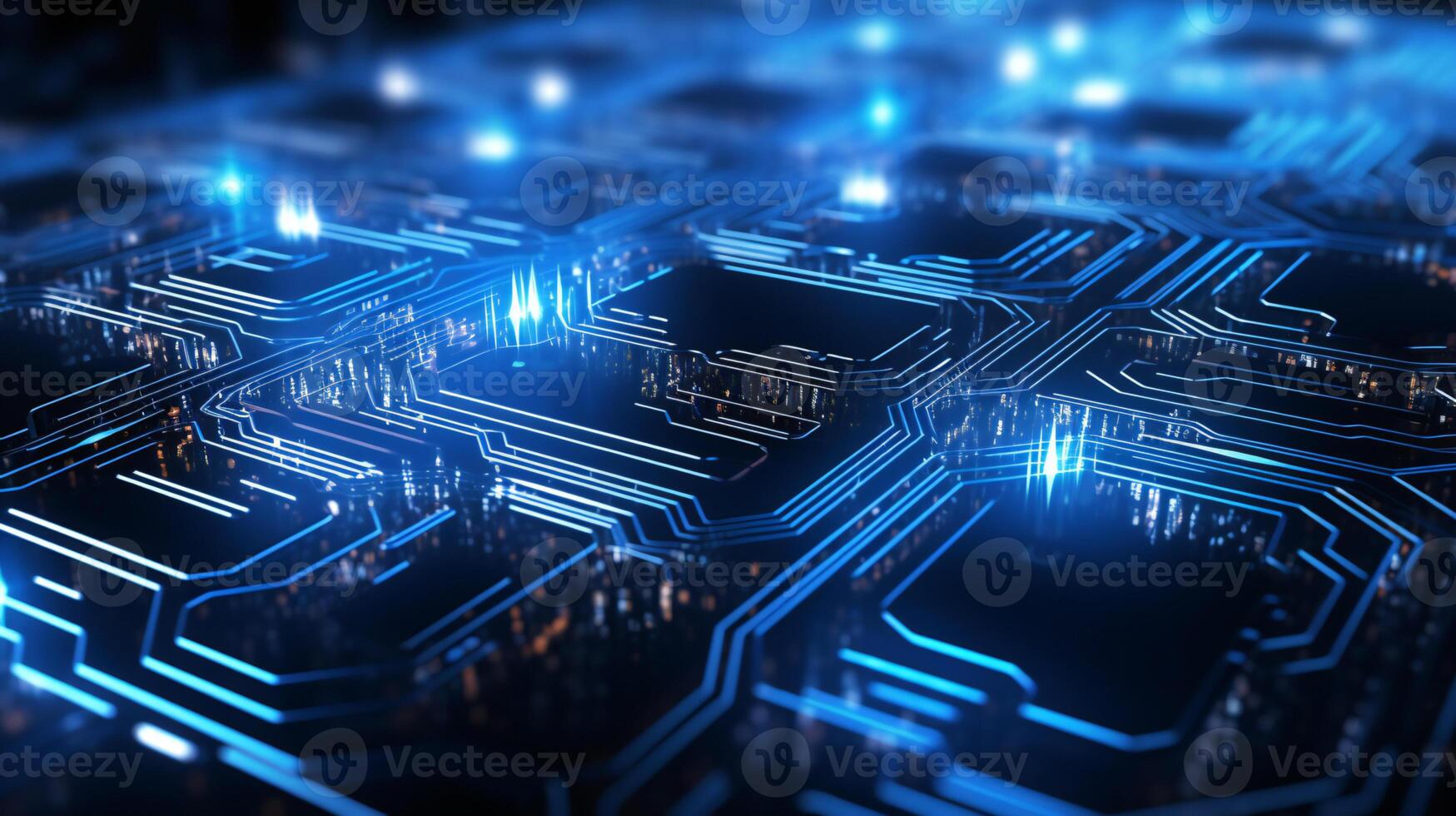abstraction ai tech background information photo