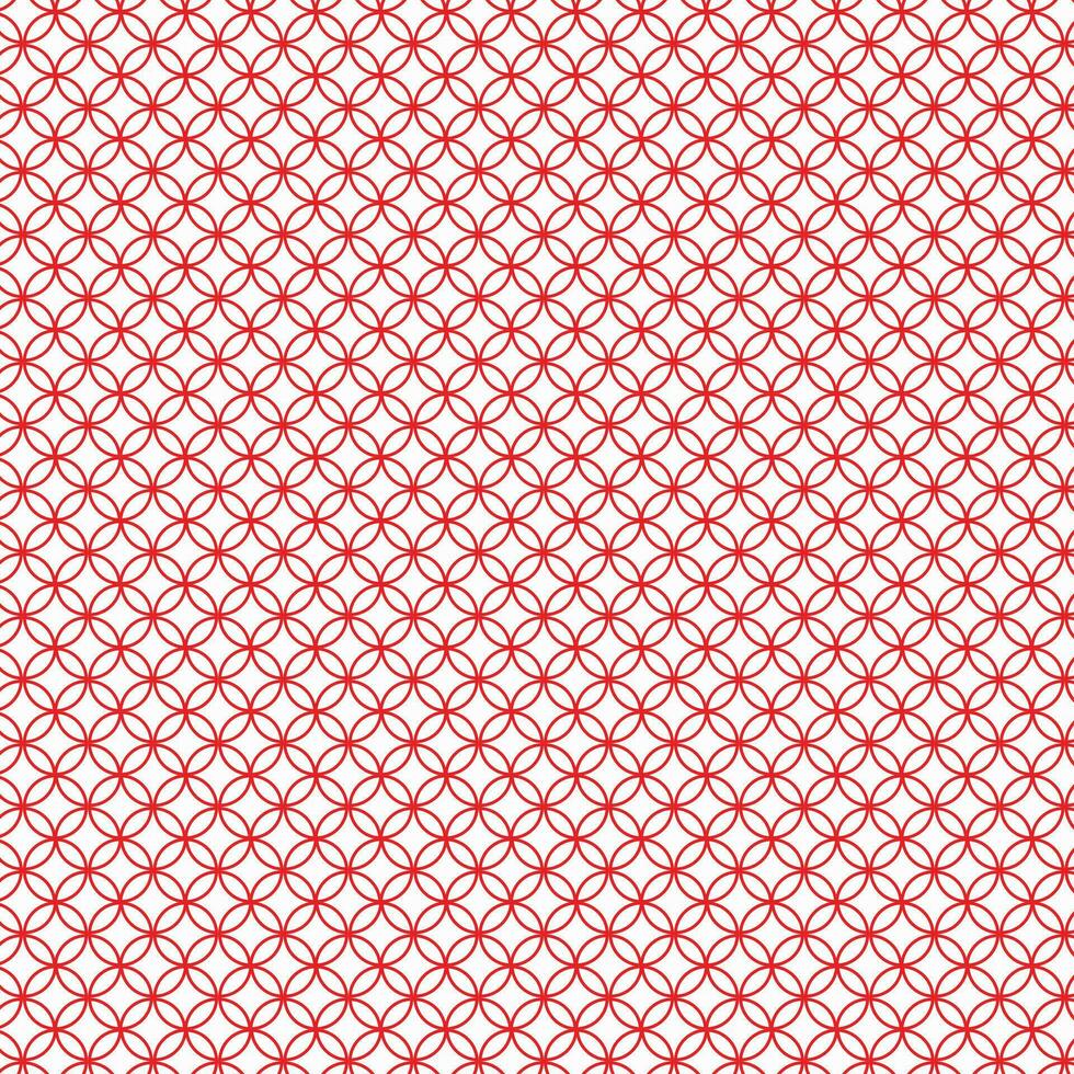 abstract red flower pattern with white background vector