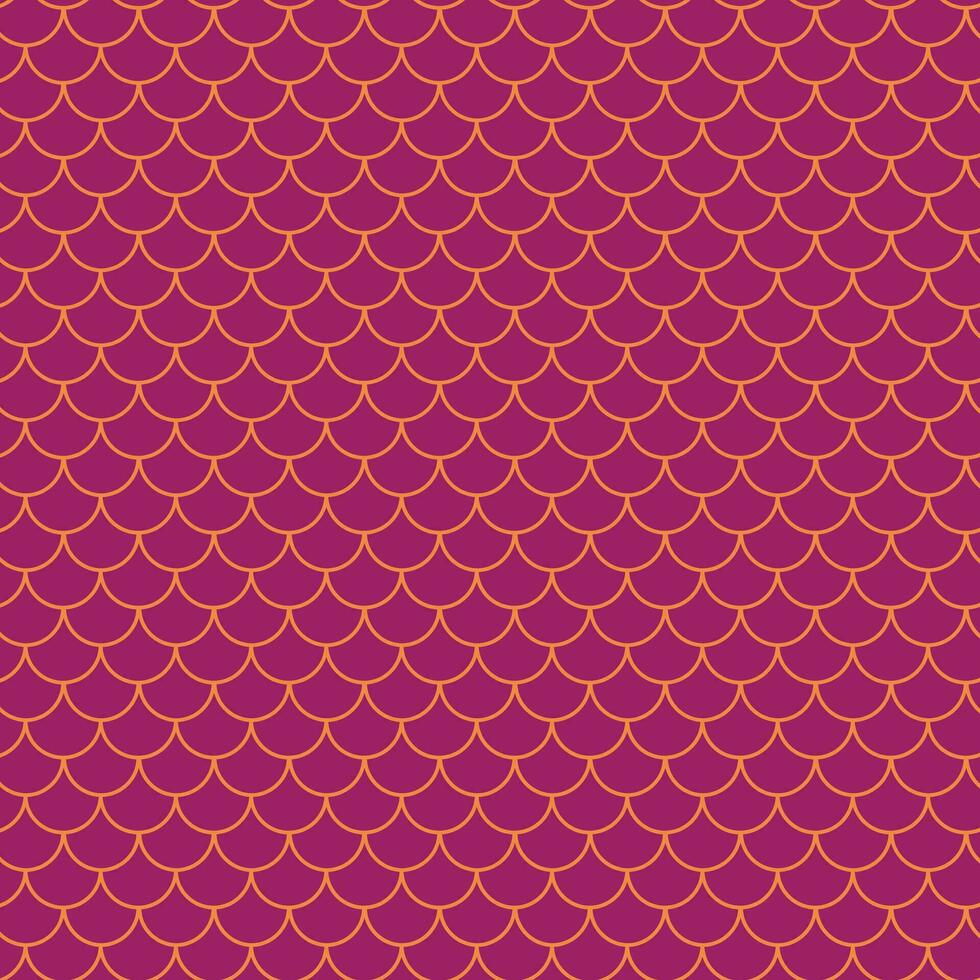 abstract orange fish scale pattern with maroon background. vector