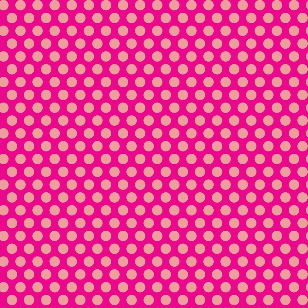 abstract polka dot pattern art with pink background vector