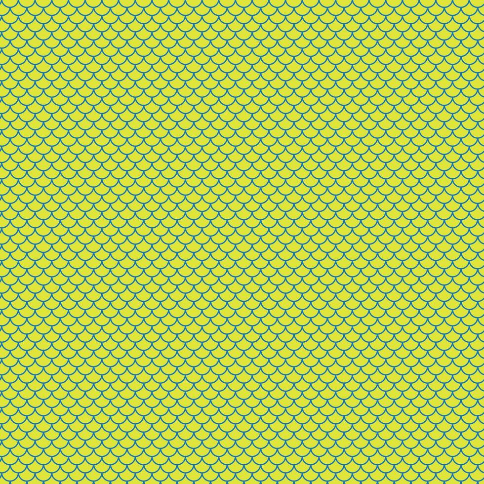 abstract blue fish scale with green background vector