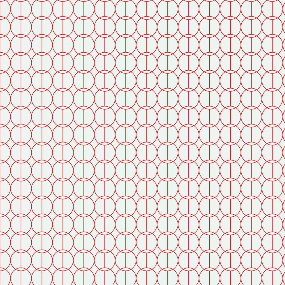 abstract geometric red repeat pattern with white background. vector