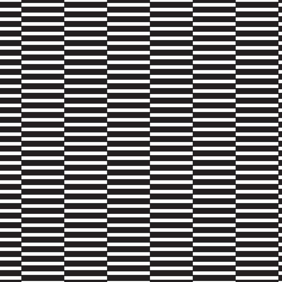 abstract geometric black horizontal repeat line pattern vector