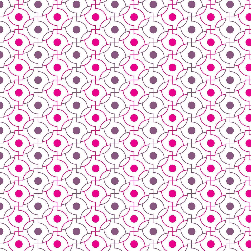 abstract geometric pink purple creative repeat pattern vector