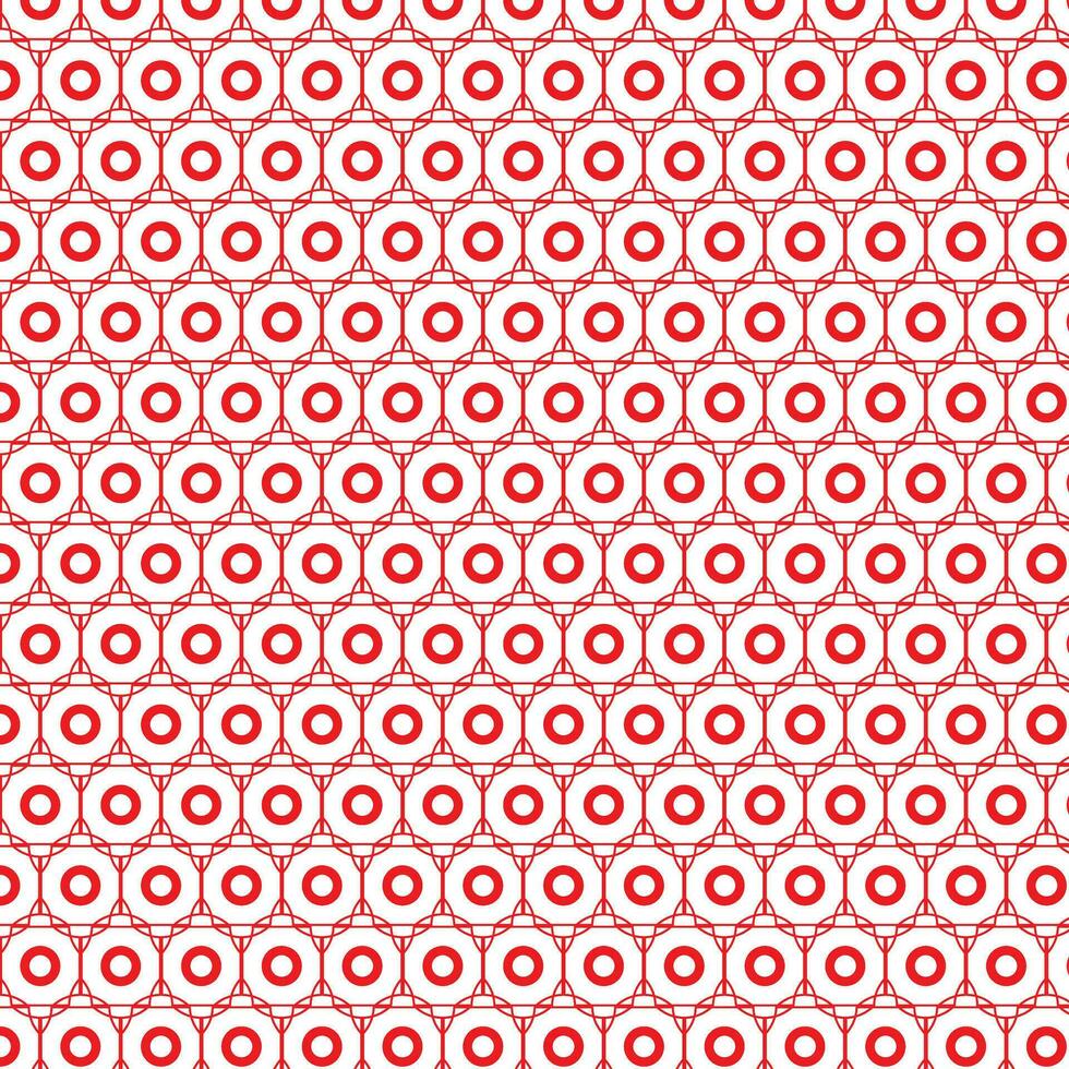 abstract geometric red creative repeat pattern vector