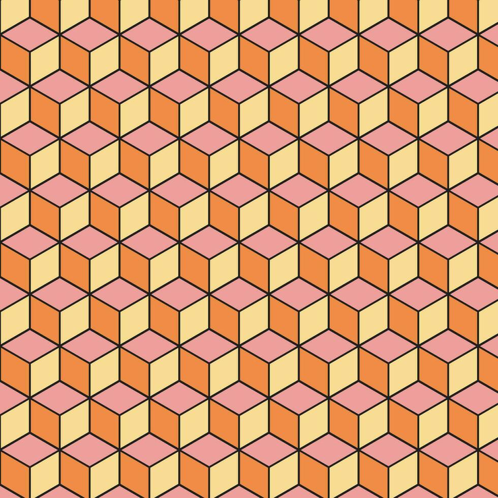 abstract geometric coloring hexagon pattern perfect for background, wallpaper vector