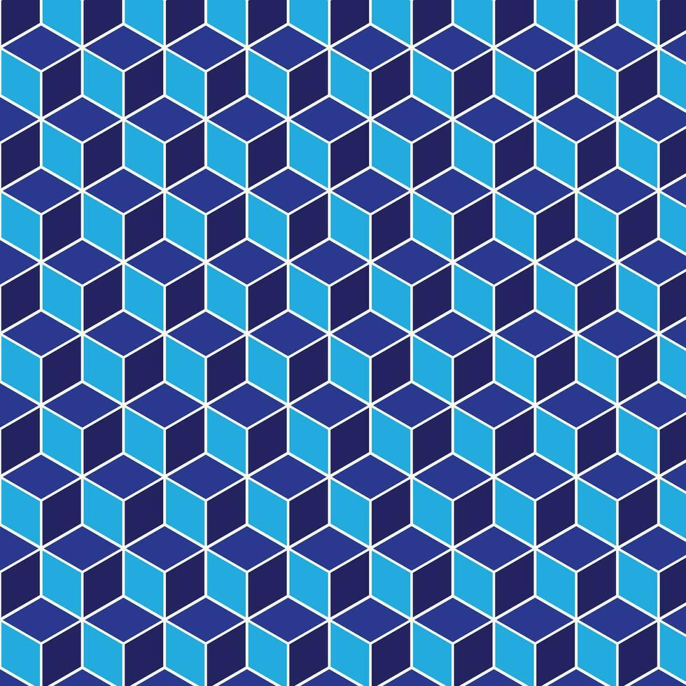 abstract geometric blue hexagon pattern art perfect for background, wallpaper vector