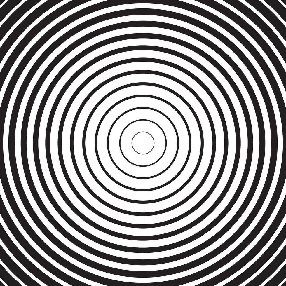 abstract geometric black illusion circle pattern perfect for background, wallpaper vector