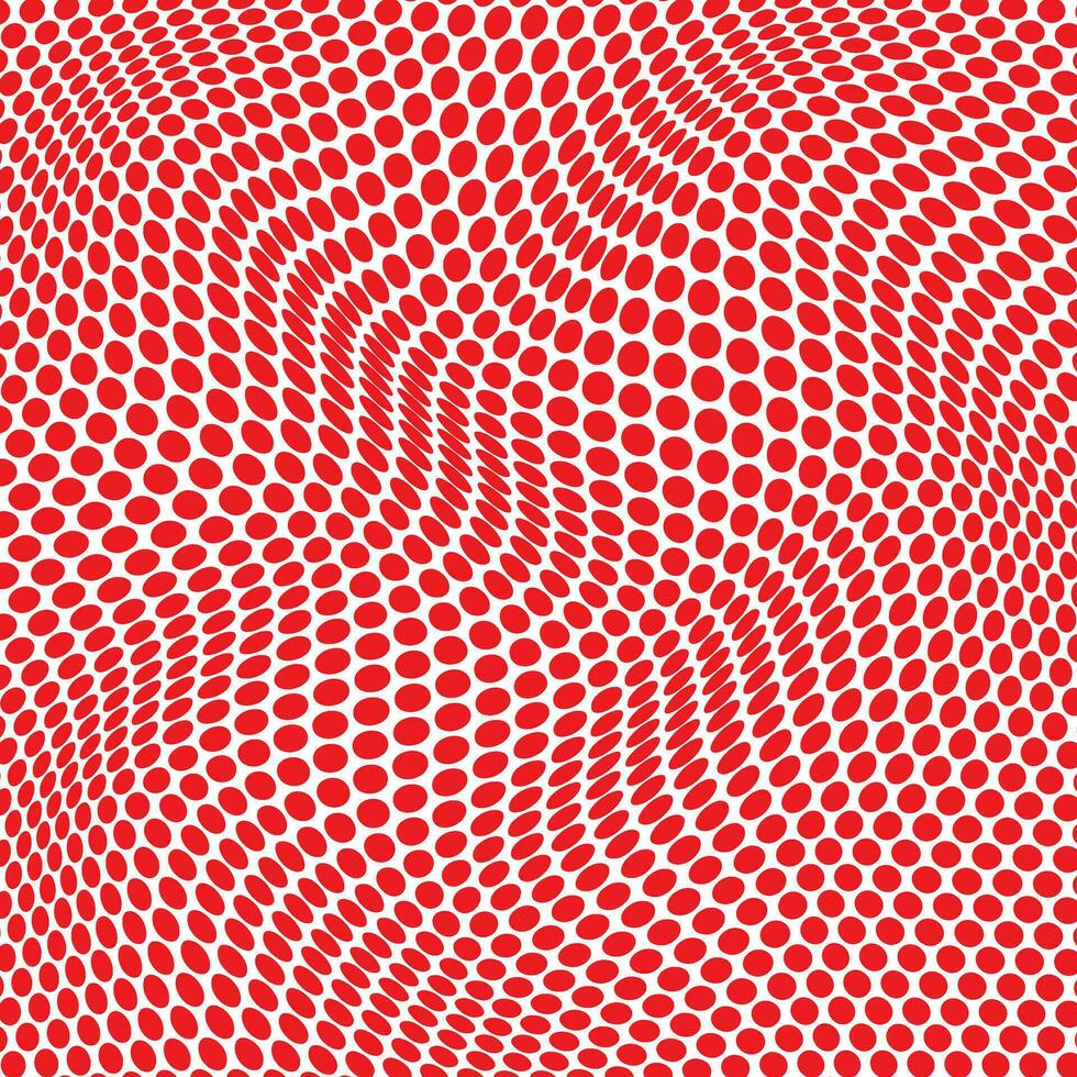 abstract geometric red dot wave pattern perfect for background, wallpaper vector