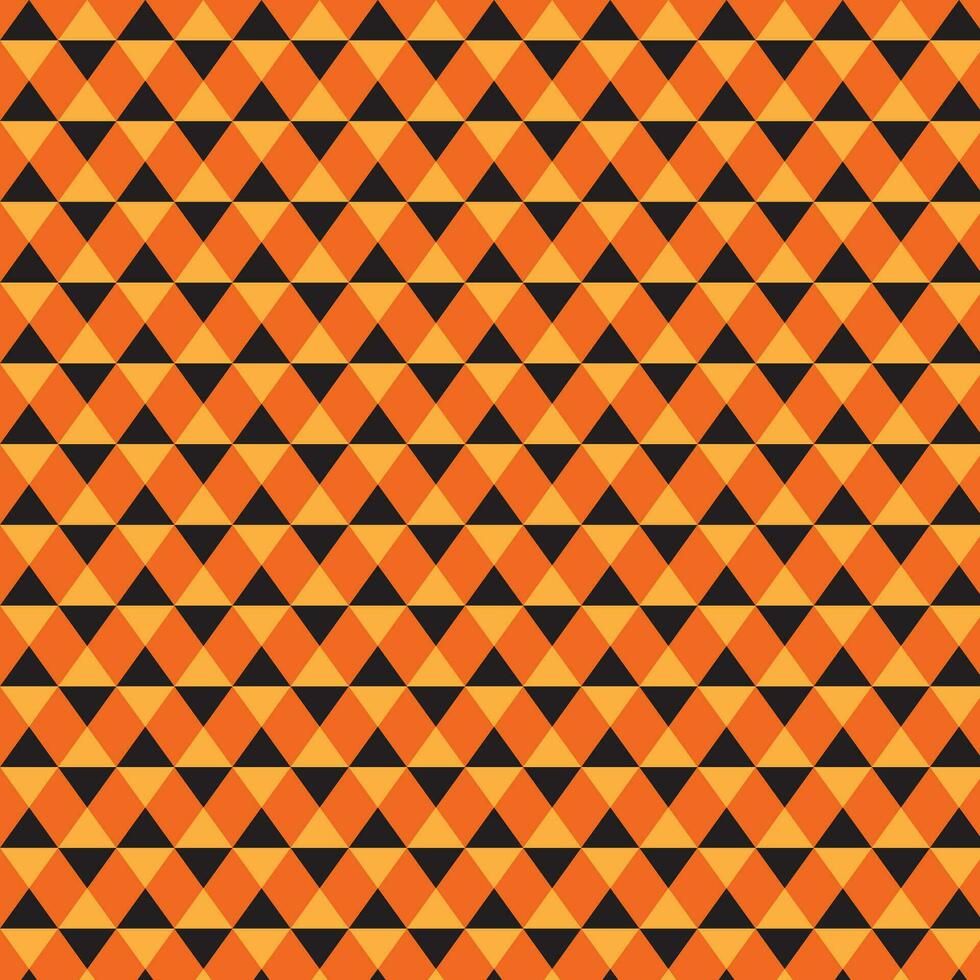 abstract geometric black orange triangle pattern perfect for background vector