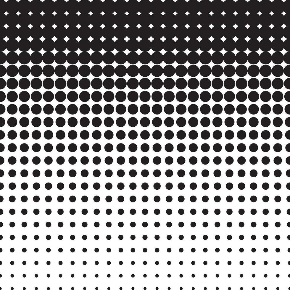 abstract geometric black halftone dot pattern perfect for background, wallpaper vector