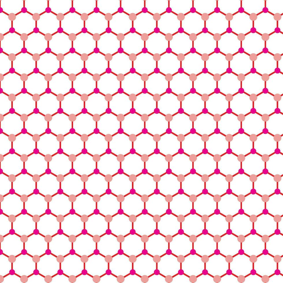 abstract geometric hexagon dot pattern art perfect for background vector