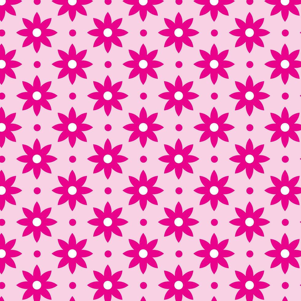 abstract geometric pink flower pattern art perfect for background, wallpaper. vector