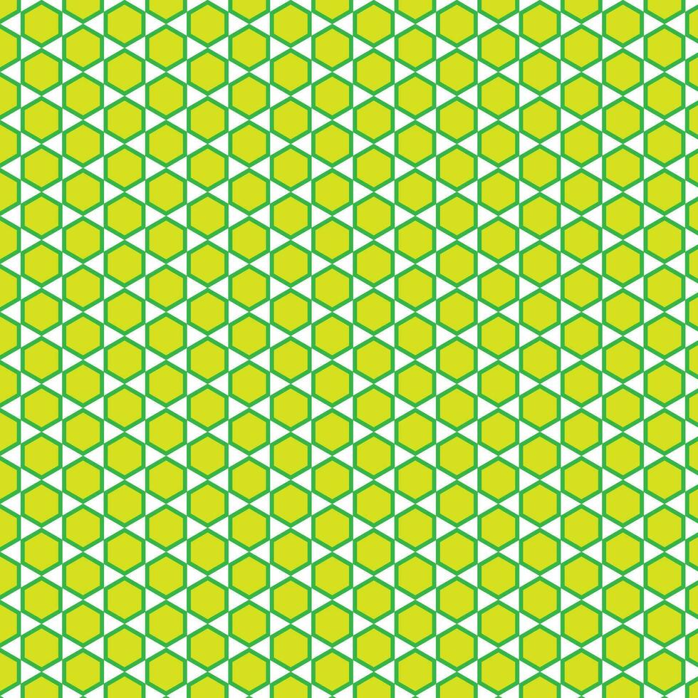 abstract geometric green yellow hexagon pattern perfect for background, wallpaper. vector