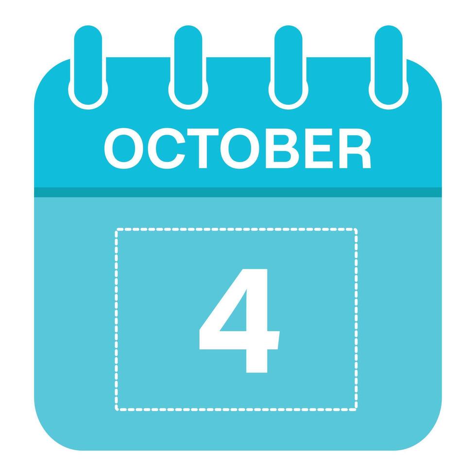 October 4 Calendar Daily Icon Day Date Month 26697062 Vector Art At october-4-calendar-daily-icon-day-date-month-26697062-vector-art-at