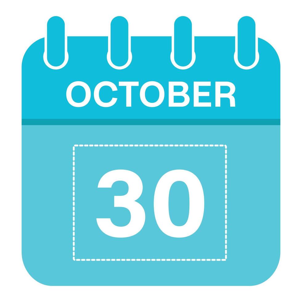 October 30 Calendar Daily Icon Day Date Month 26697080 Vector Art at October 30 Calendar Daily Icon Day Date Month 26697080 Vector Art at