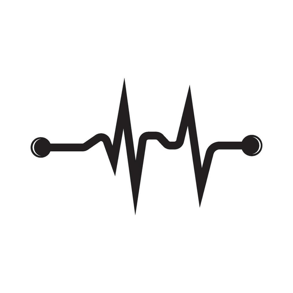 Art design health heartbeat medical pulse vector template