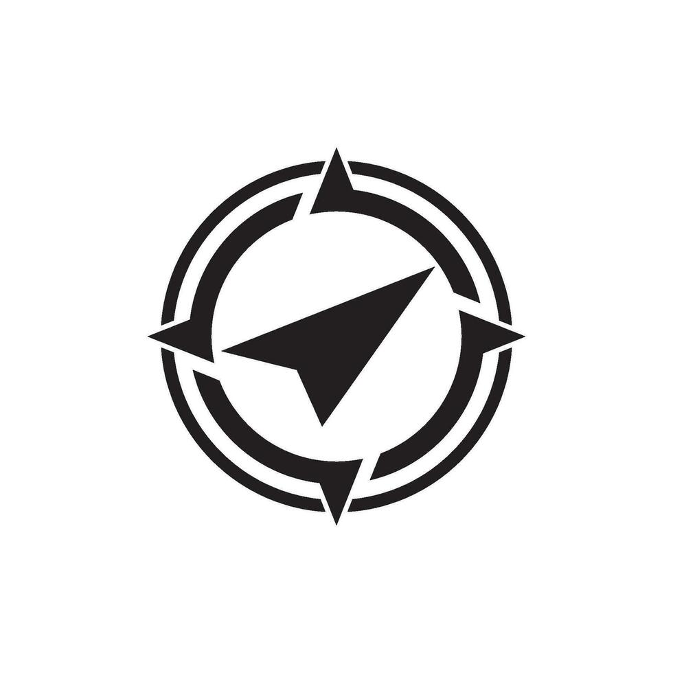 vector - brújula signos y símbolos logo