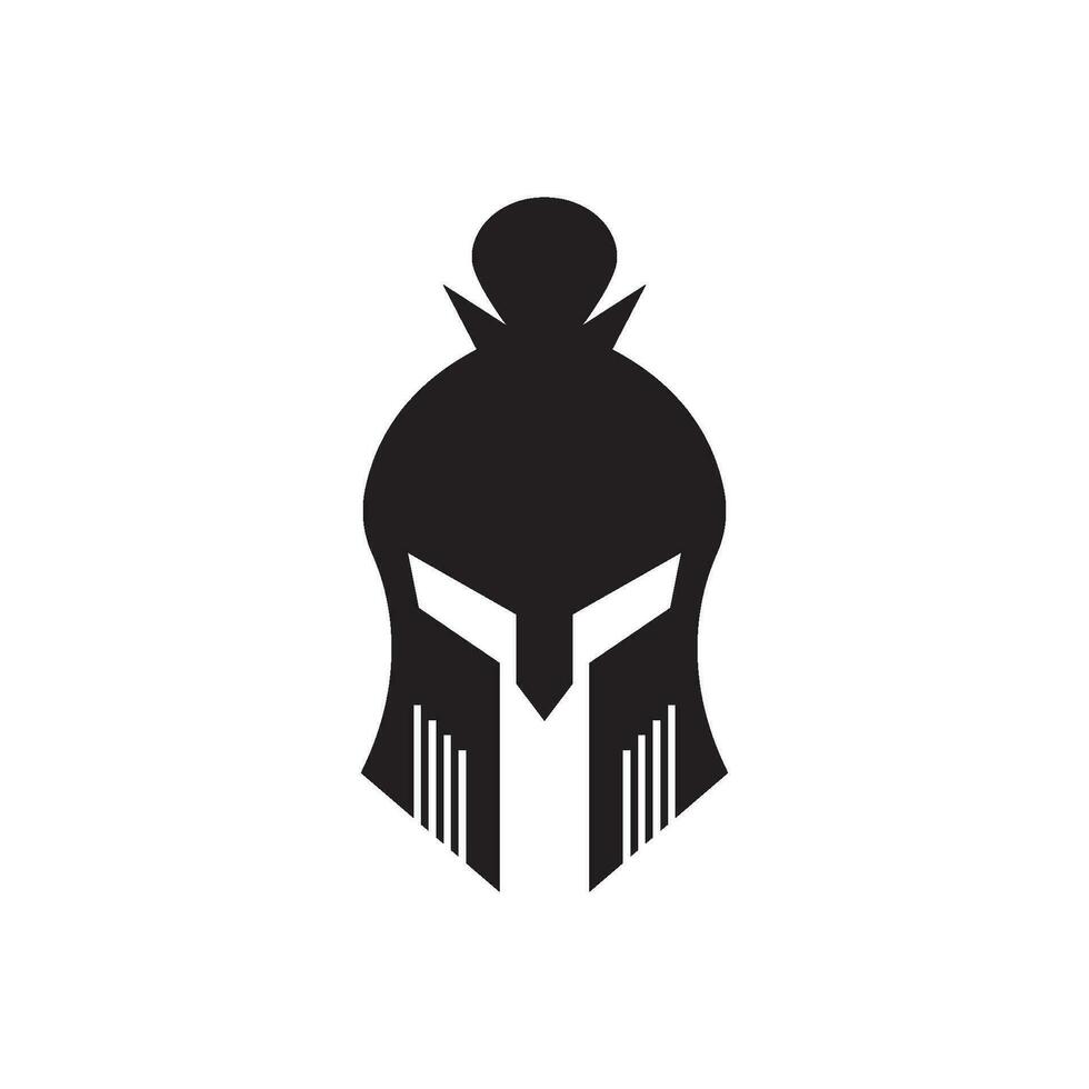 Knight helmet vector illustration for an icon, symbol or logo. knight ...