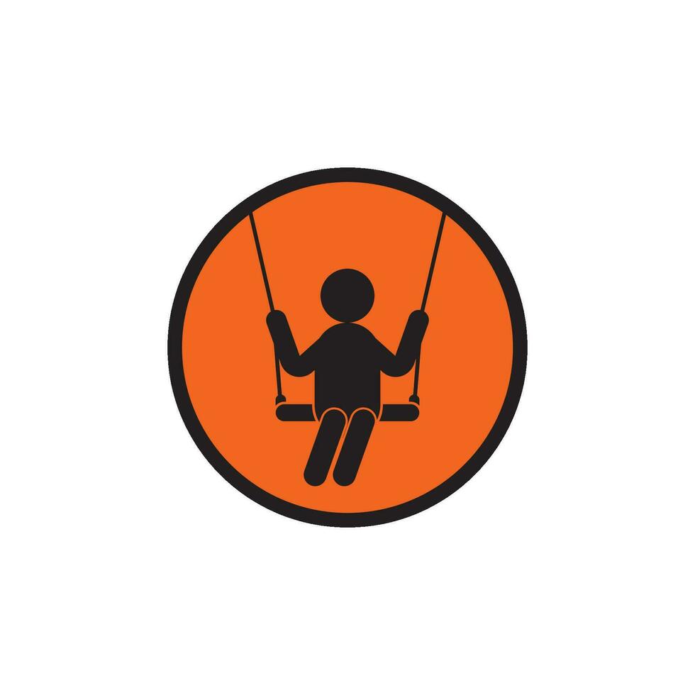 swing icon vector illustration symbol design