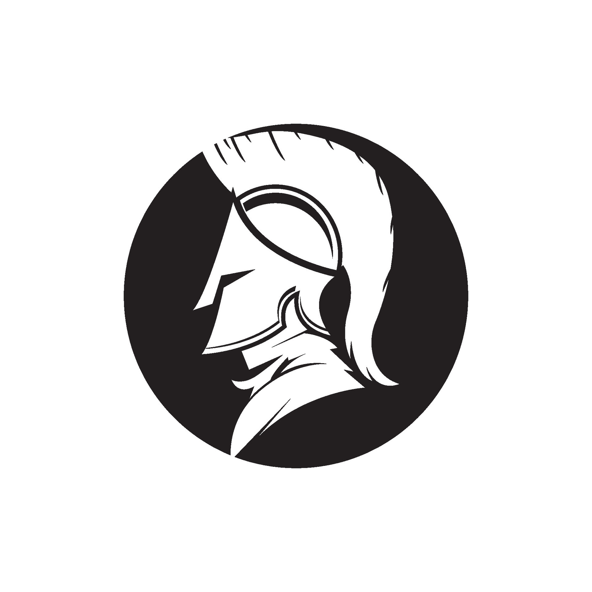 Knight helmet vector illustration for an icon, symbol or logo. knight ...