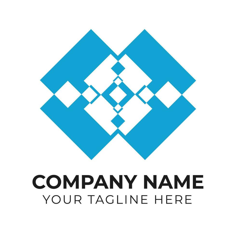 Creative modern minimalist abstract business logo design template Free Vector