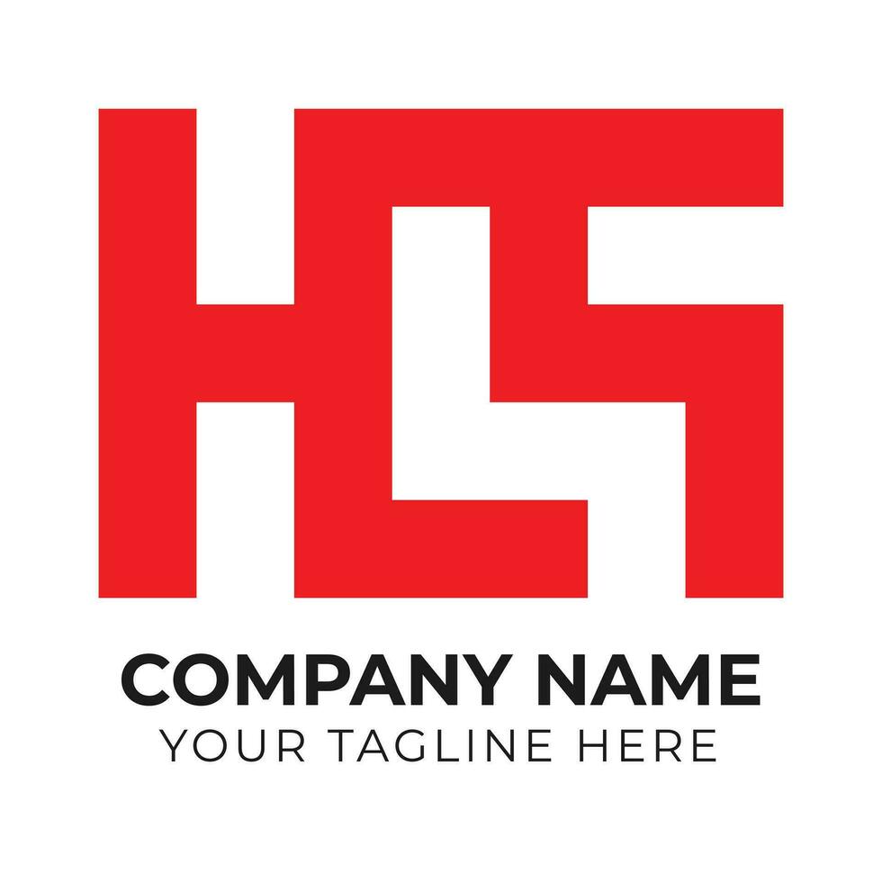 Professional modern abstract monogram minimalist business logo design template Free Vector