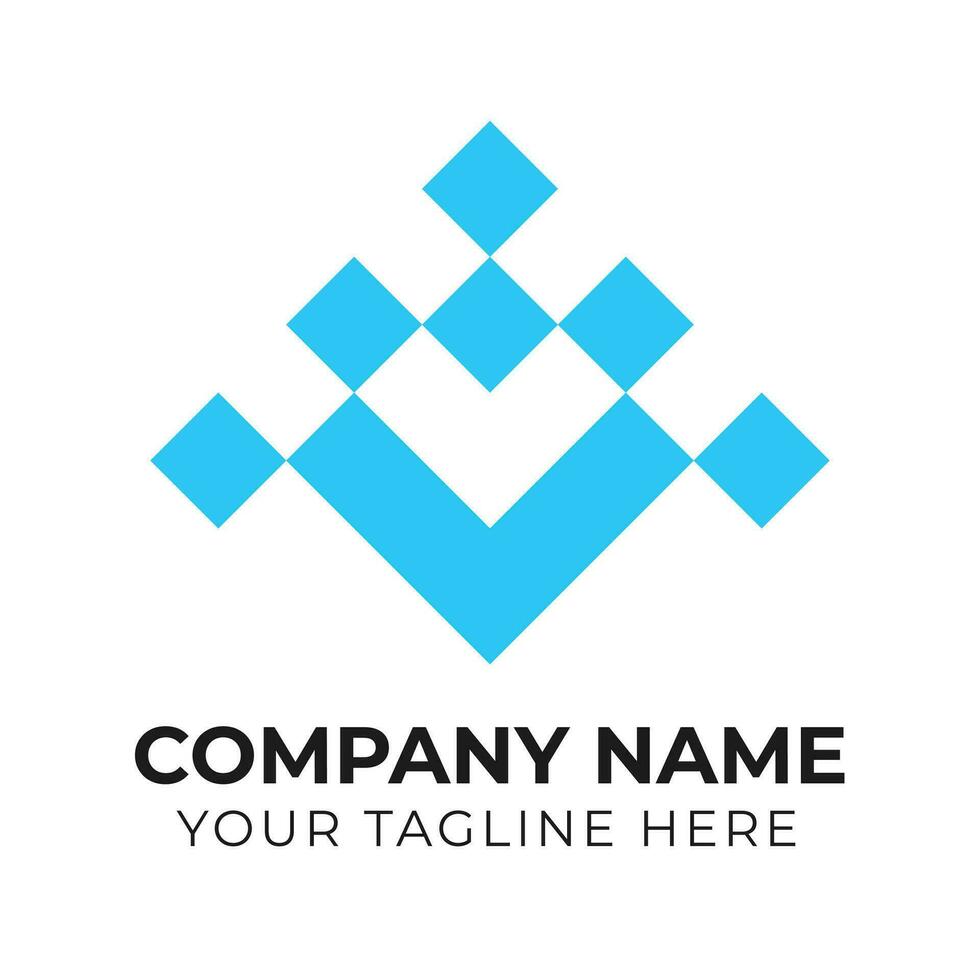 Professional creative modern monogram minimalist business logo design template Free Vector