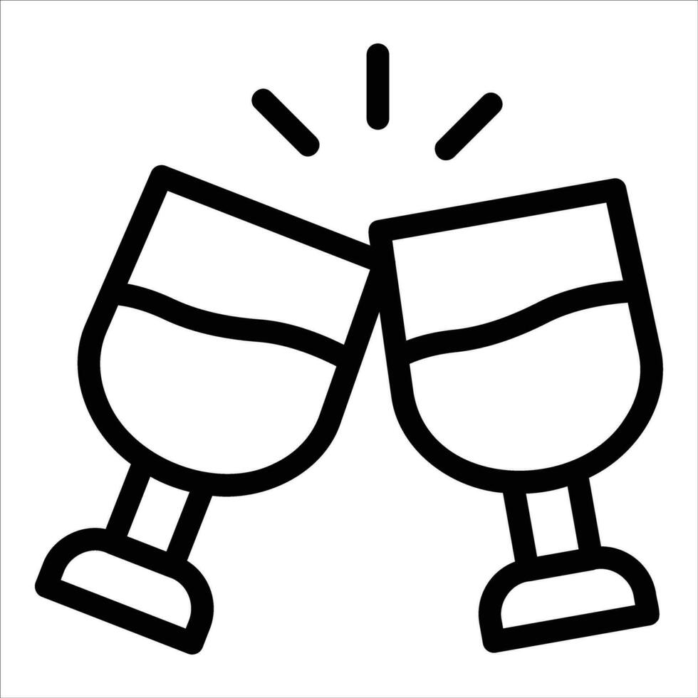 cheers in flat design style vector