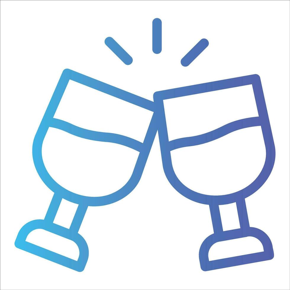 cheers in flat design style vector