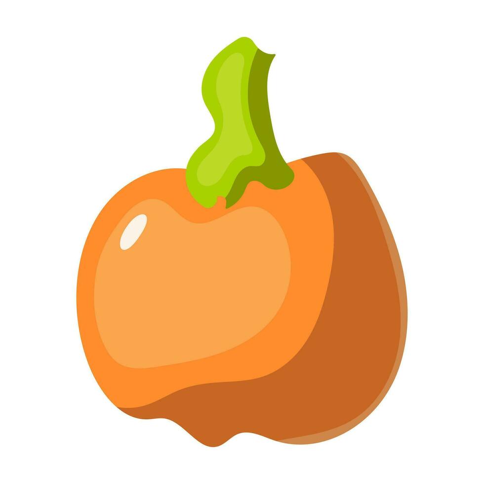 Halloween vector illustration with pumpkin