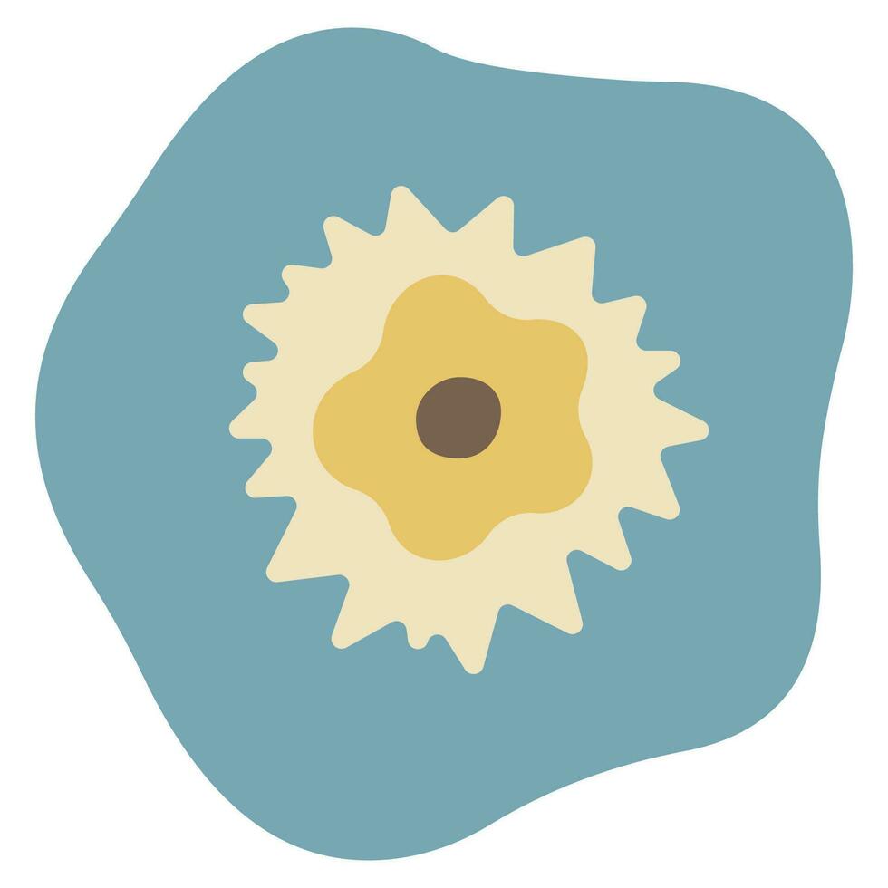 Flower single cute vector