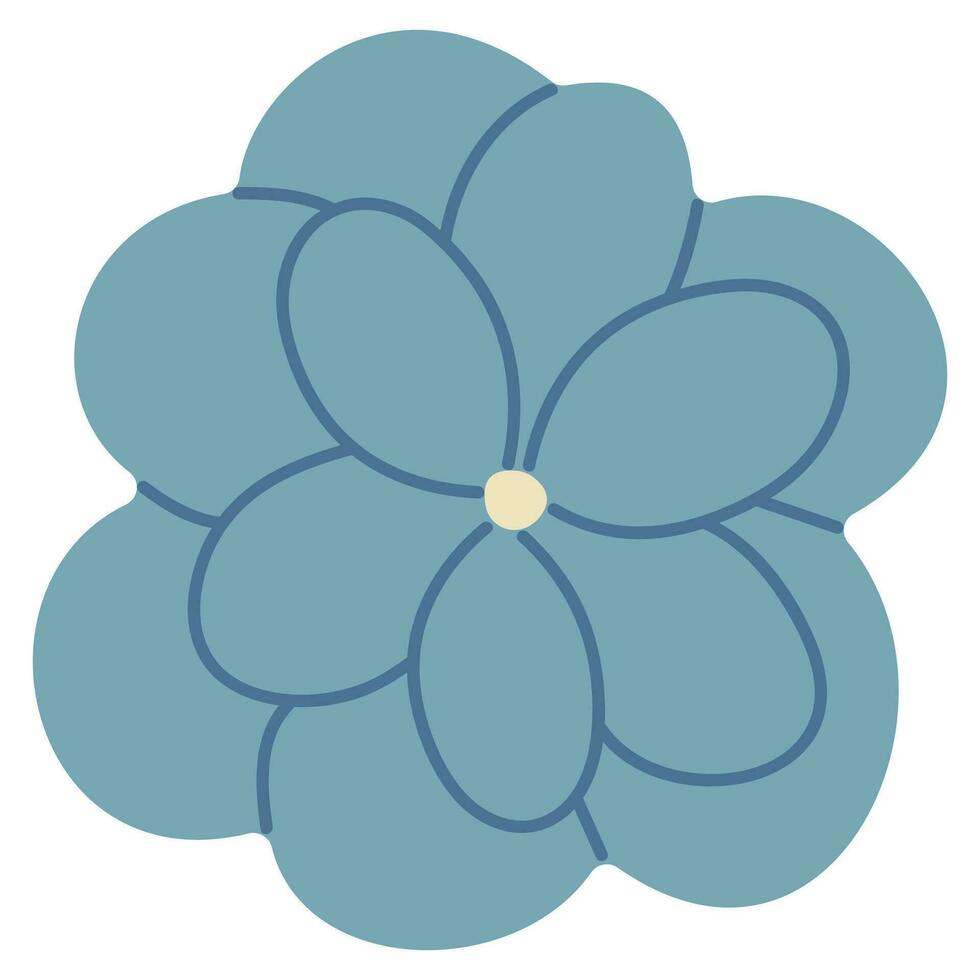 Flower single vector