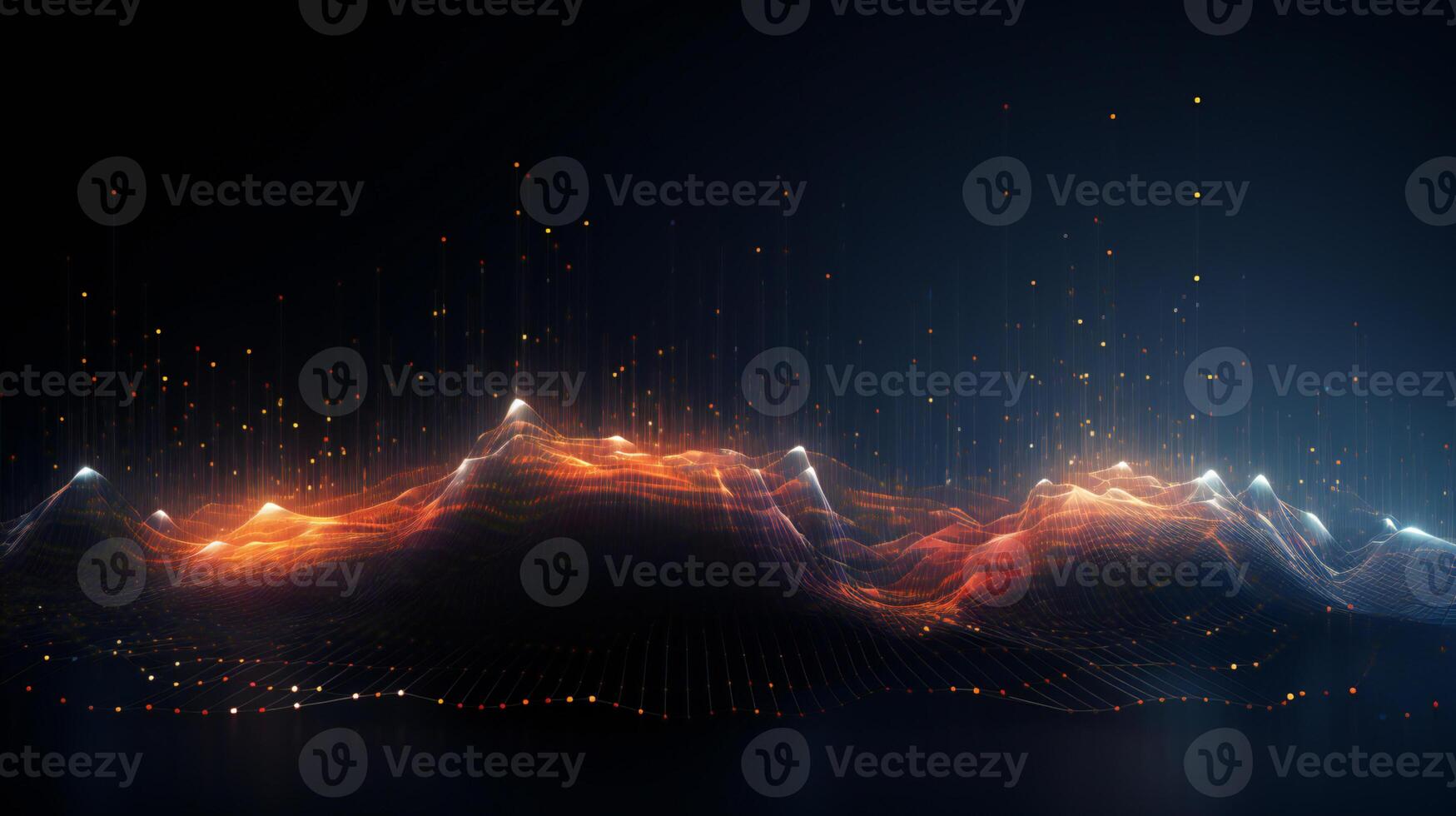 abstraction ai tech background information photo