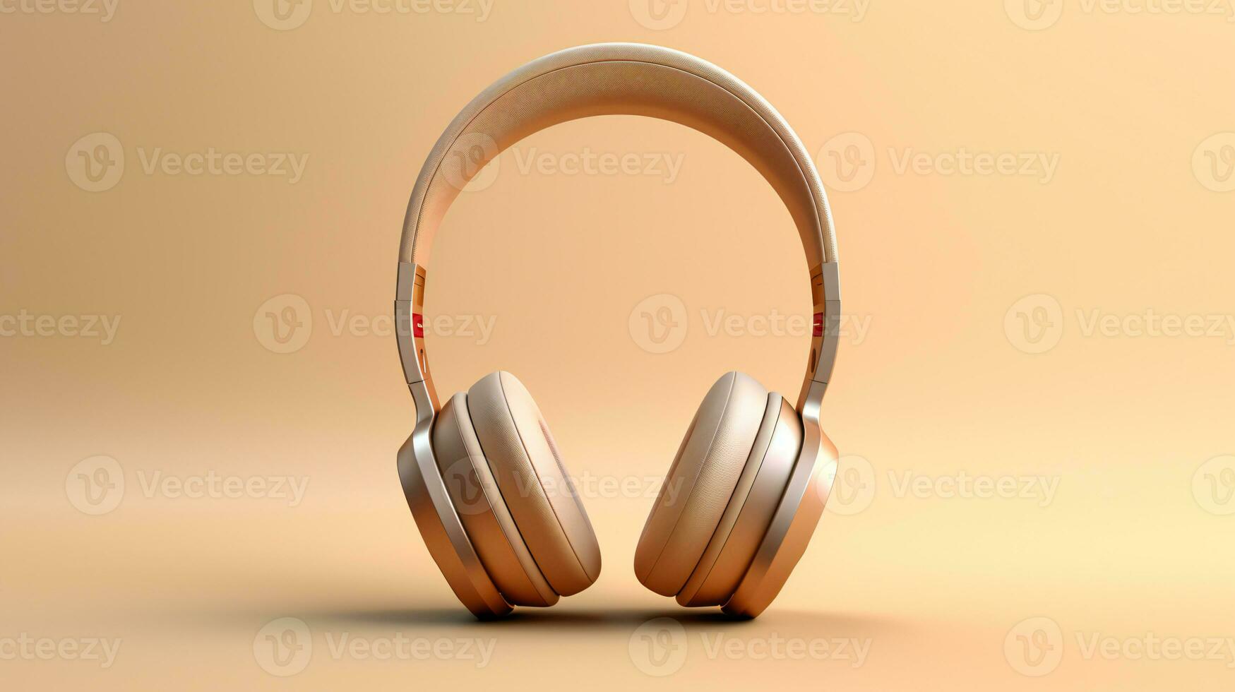 auriculares aislados sobre fondo blanco foto