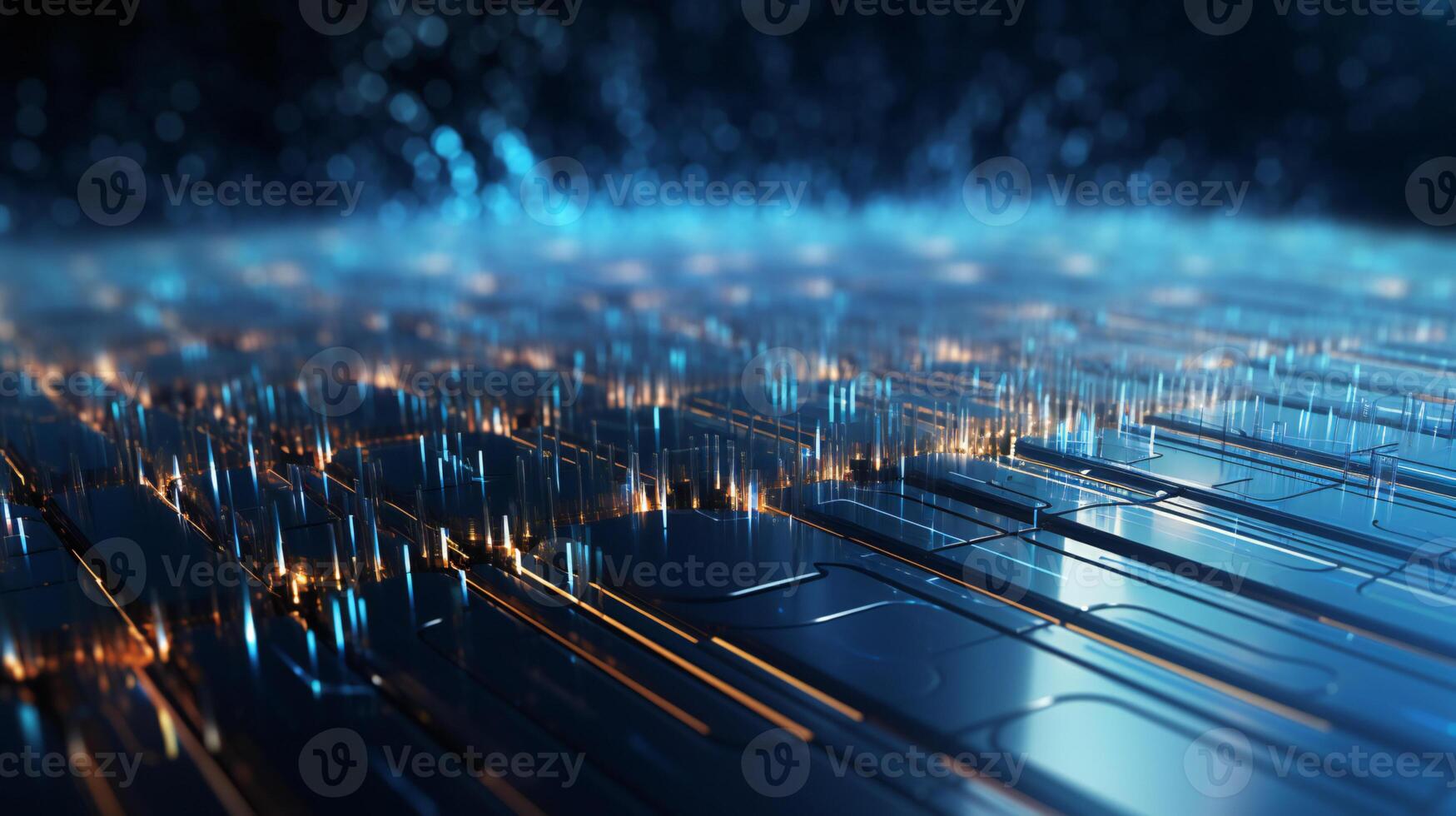 abstraction ai tech background information photo