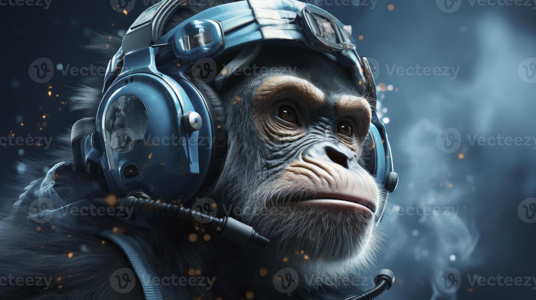 Cyborg Monkey concept, photo