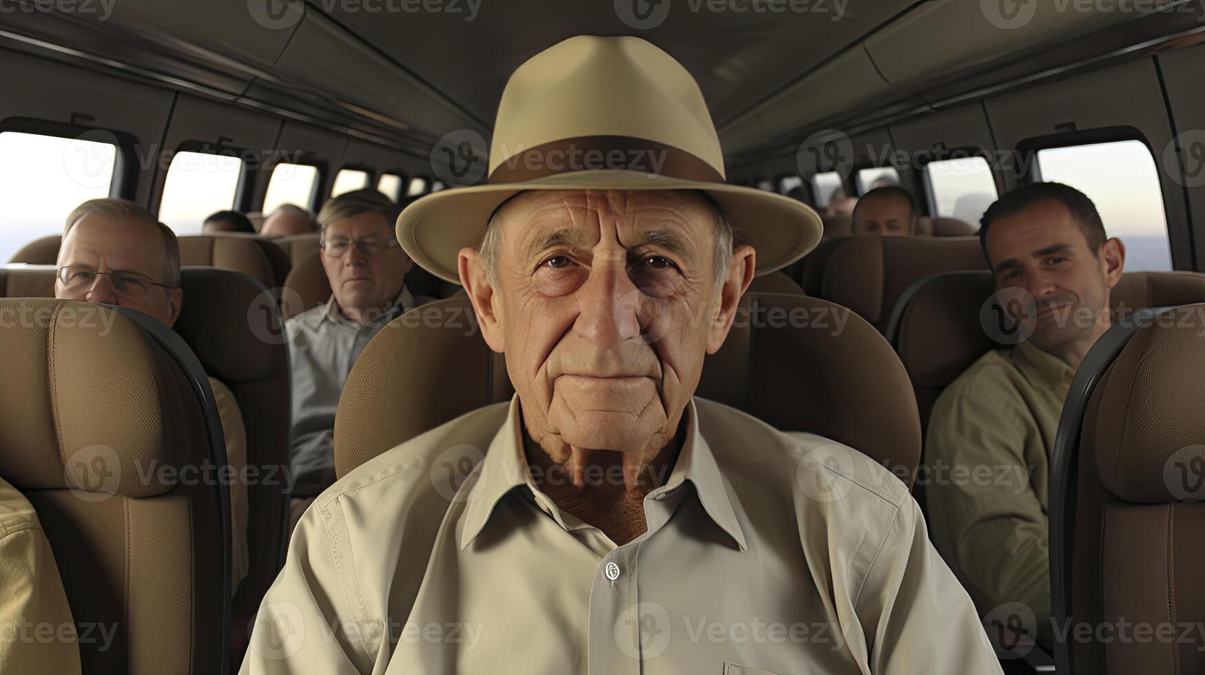 Travel with Senior model, photo