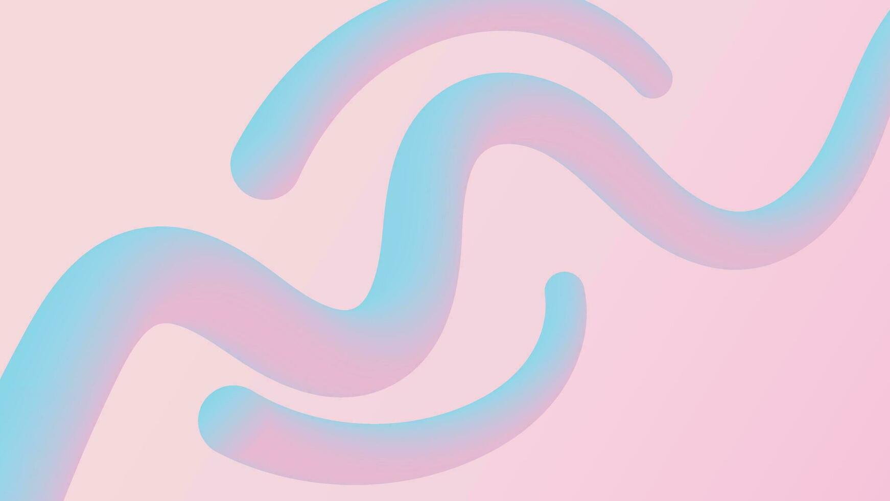 3d blue and pink line gradient background vector