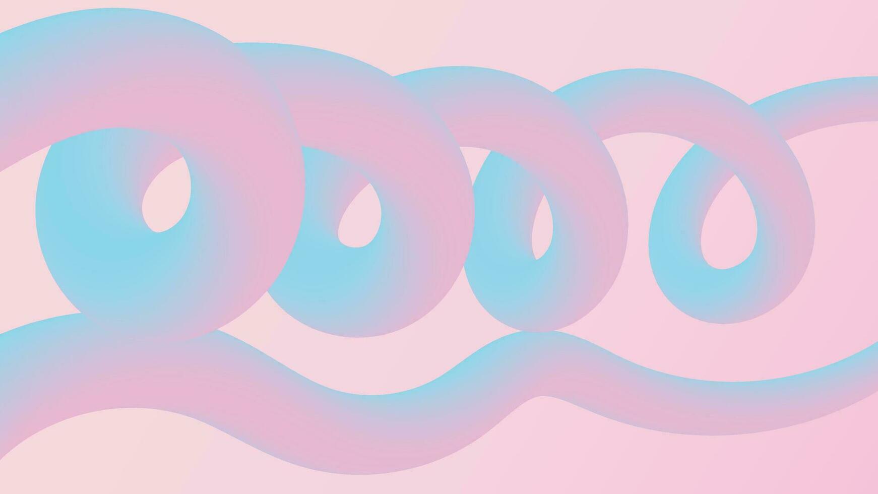 3d blue and pink line gradient background vector