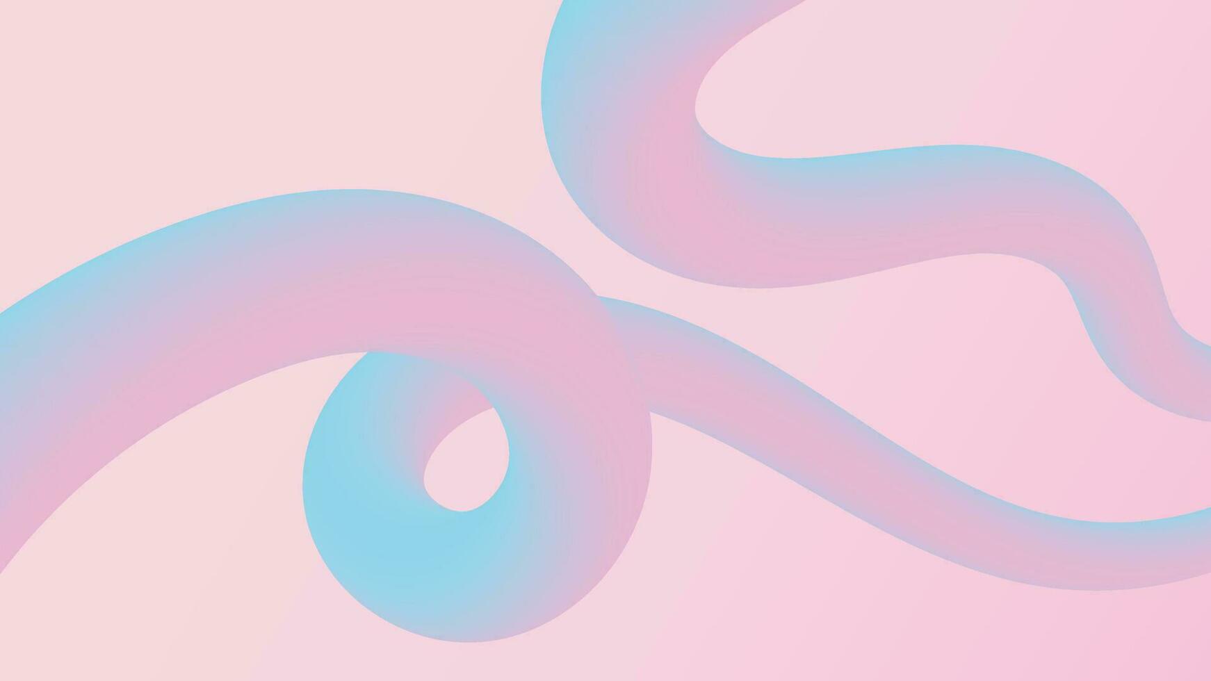 3d blue and pink line gradient background vector