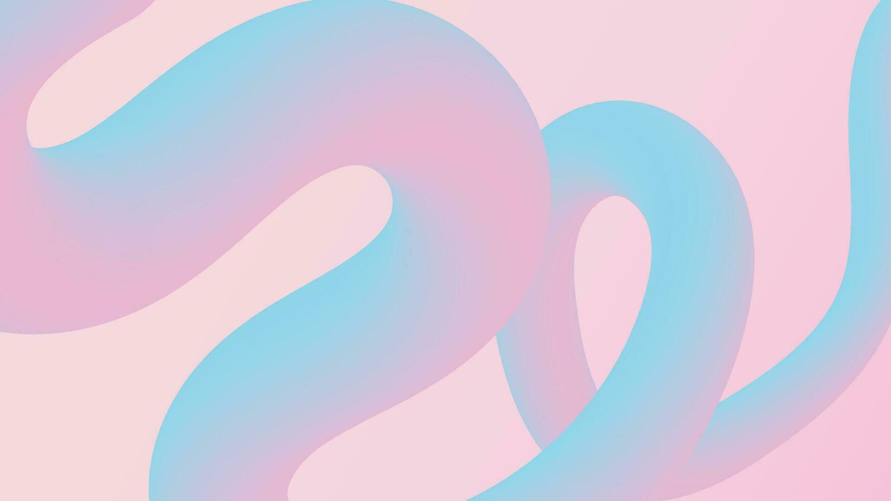 3d blue and pink line gradient background vector