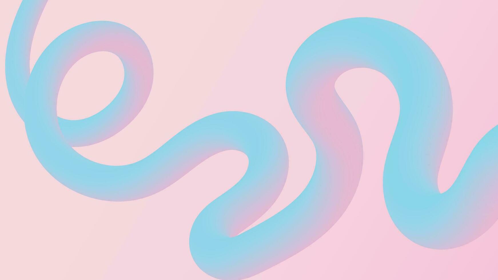 3d blue and pink line gradient background vector