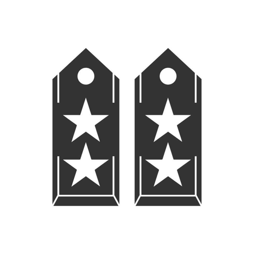 Vector illustration of general  icon in dark color and white background