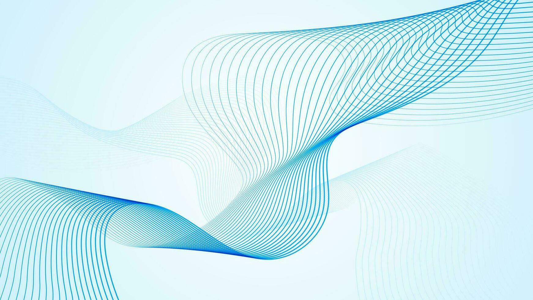 Simple abstract background with blue lines in the composition. vector