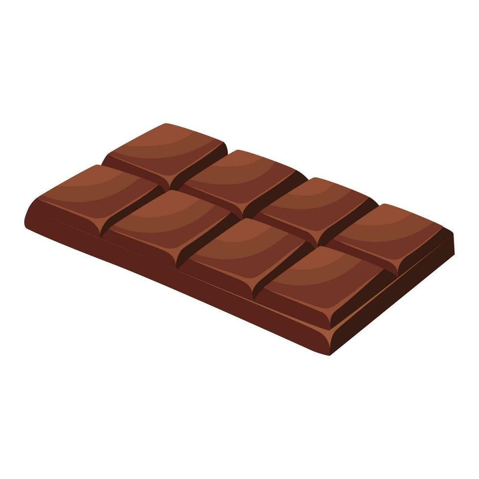 Chocolate bar. vector illustration on a white background.