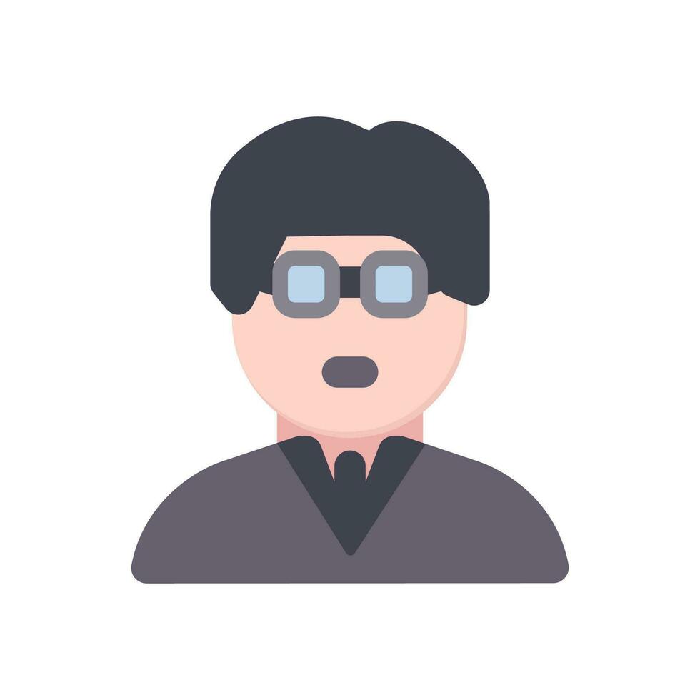 teacher professor design element vector