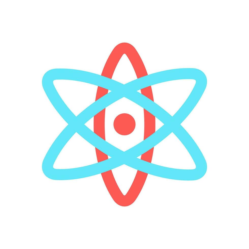 atom icon design element vector