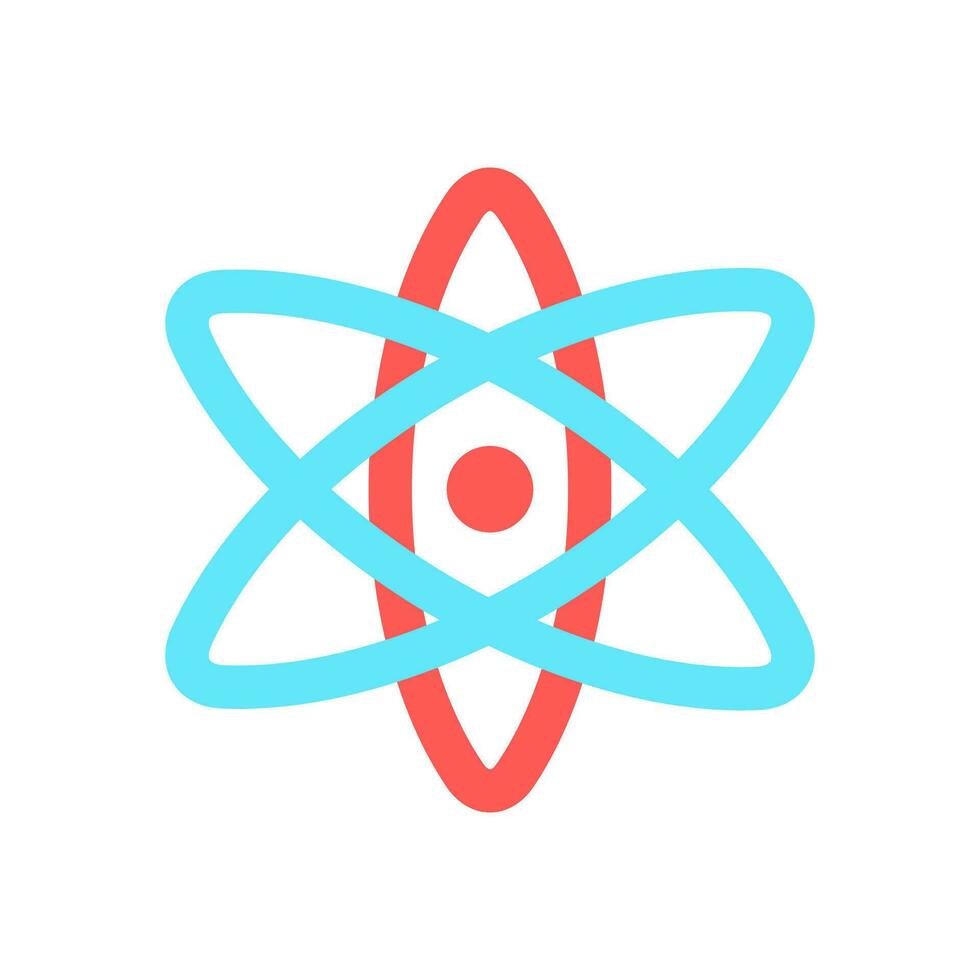 atom icon design element vector